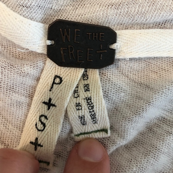 Free People We the Free Seaside Cowl Neck Crop Top - Picture 6 of 7